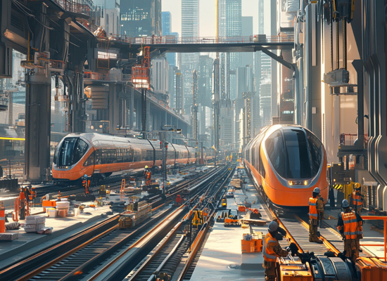 all critical components of high speed rail infrastructure